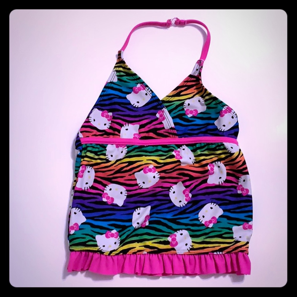 Girls 7-8 Hello Kitty swim top
